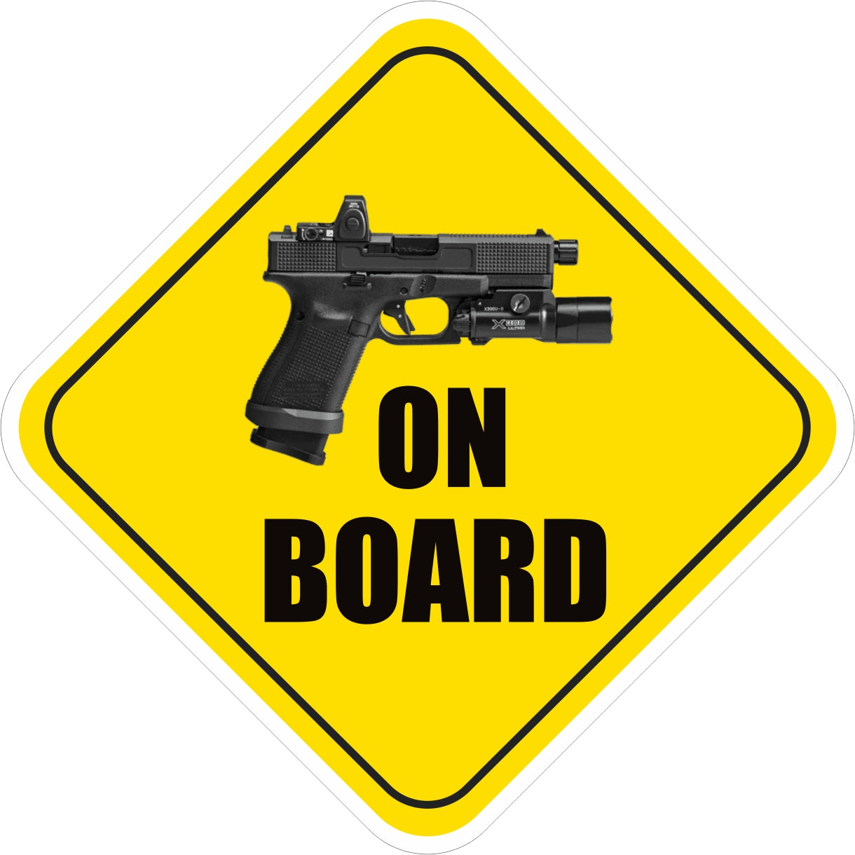 9mm Onboard Sticker