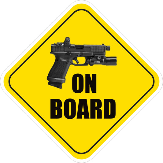 9mm Onboard Sticker