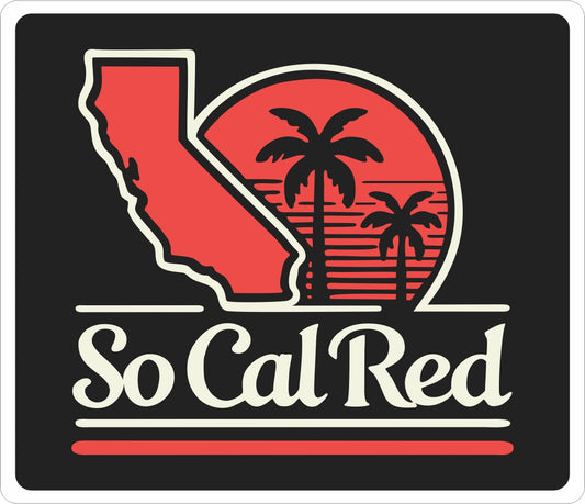 SoCal Red Sticker